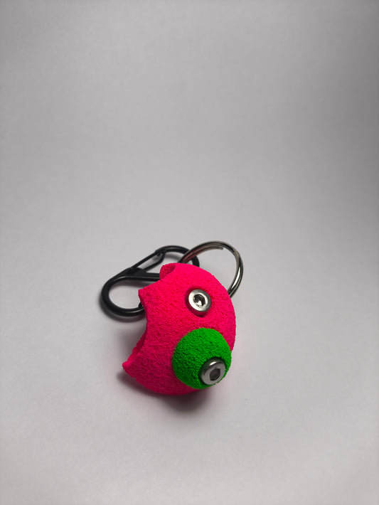 Llavero presa de escalada Dual Macro Flúor