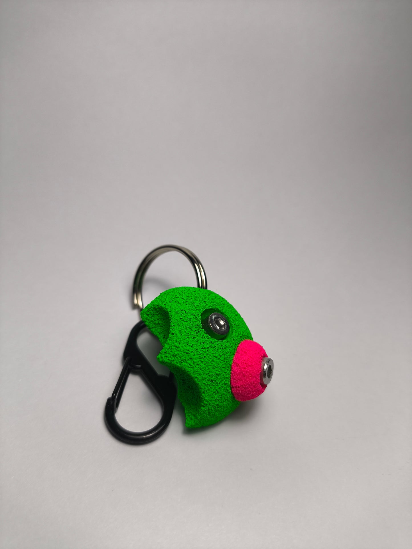 Llavero presa de escalada Dual Macro Flúor